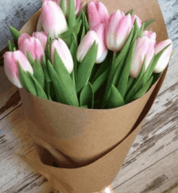 Tulip Bouquet Wrapped